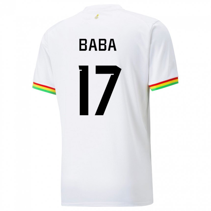 Kinder Ghanaische Abdul-rahman Baba #17 Weiß Heimtrikot Trikot 22-24 T-shirt