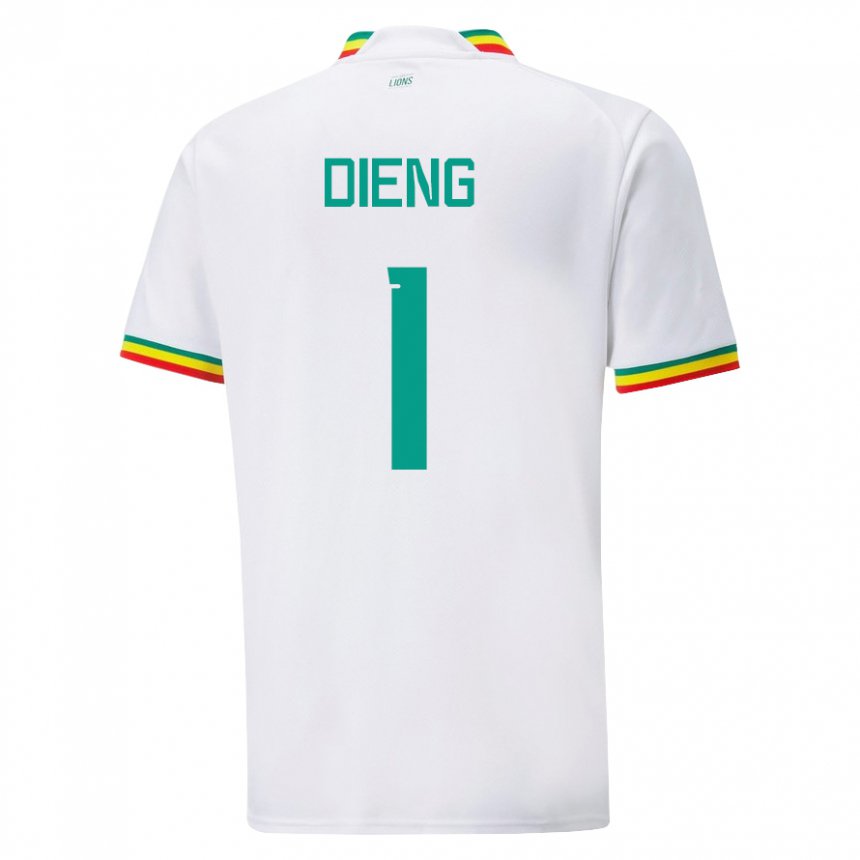 Kinder Senegalesische Timothy Dieng #1 Weiß Heimtrikot Trikot 22-24 T-shirt