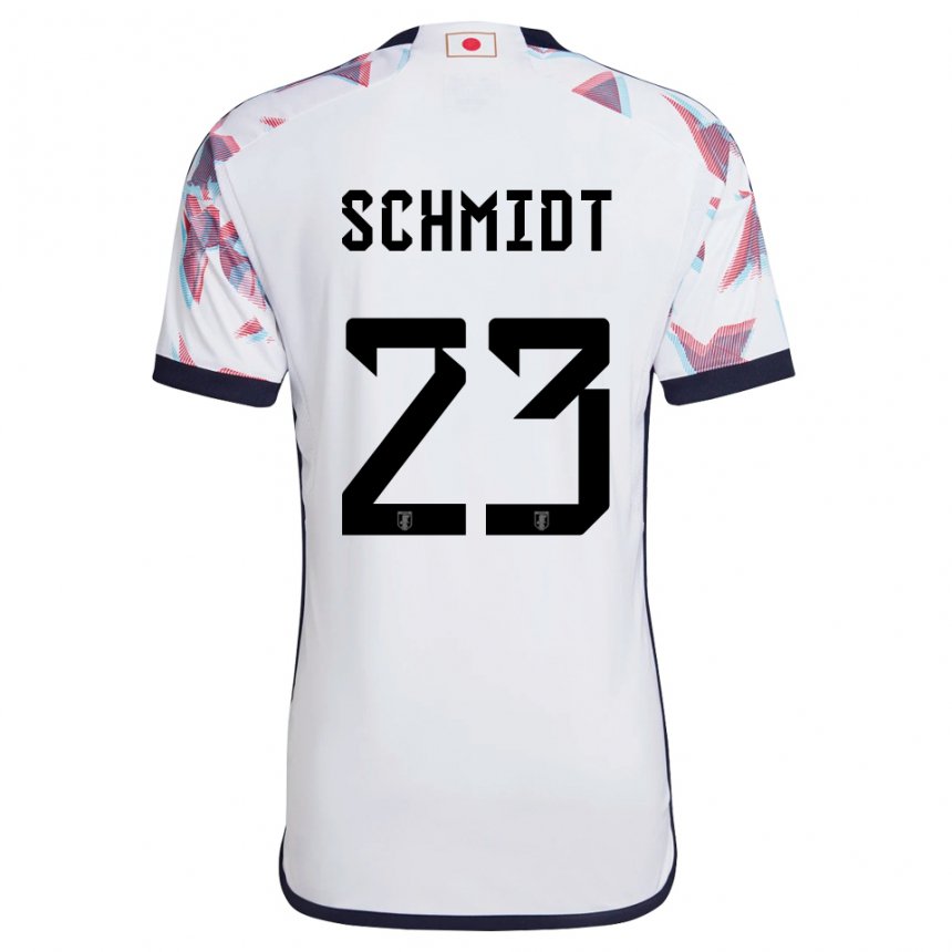 Kinder Japanische Daniel Schmidt #23 Weiß Auswärtstrikot Trikot 22-24 T-shirt