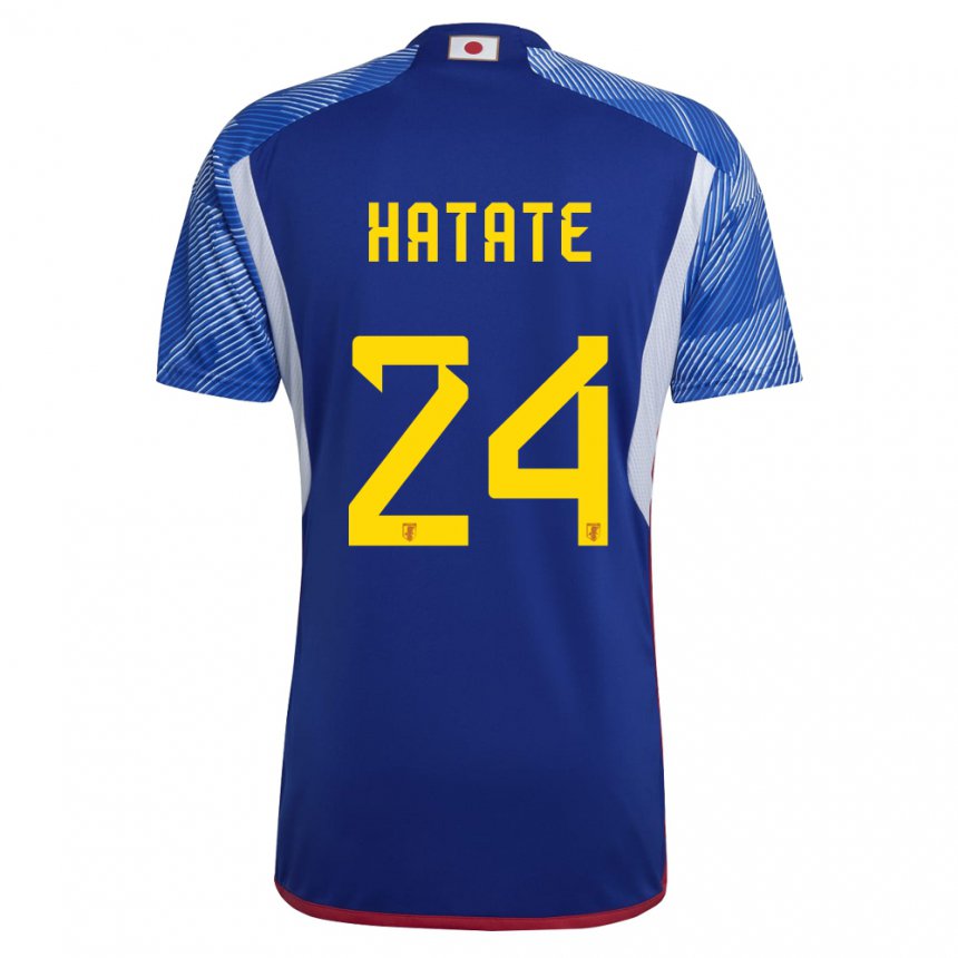 Herren Japanische Reo Hatate #24 Königsblau Heimtrikot Trikot 22-24 T-shirt