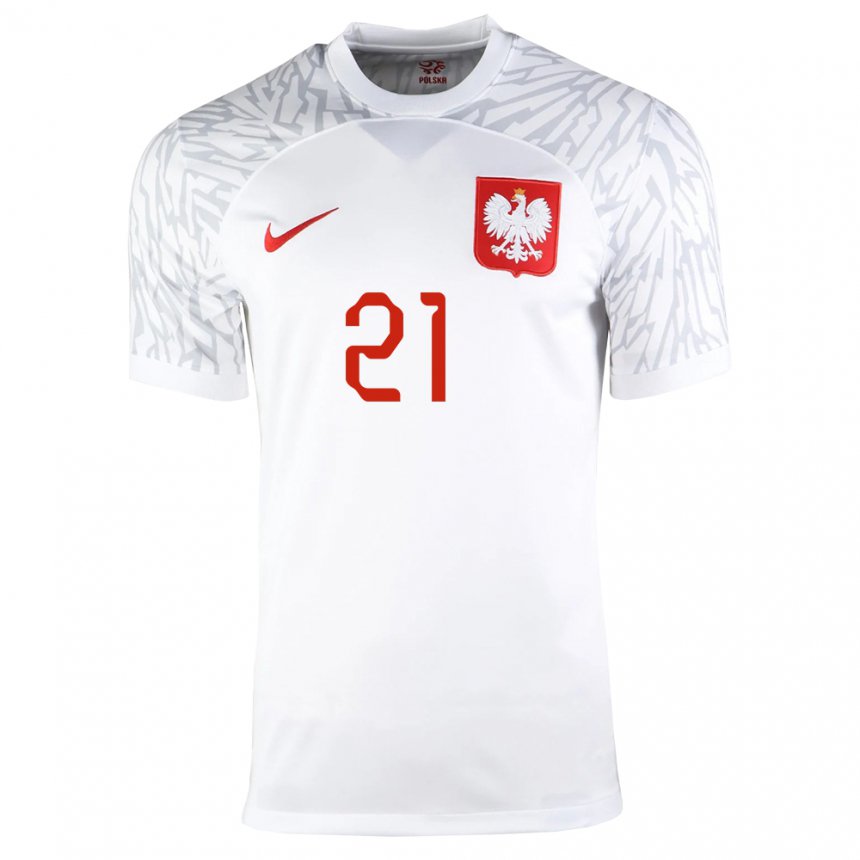 Buy Official 2022-2023 Poland Home Shirt (Zalewski 21)