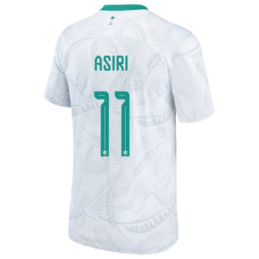 Herren Saudi-arabische Haitham Asiri #11 Weiß Heimtrikot Trikot 22-24 T-shirt