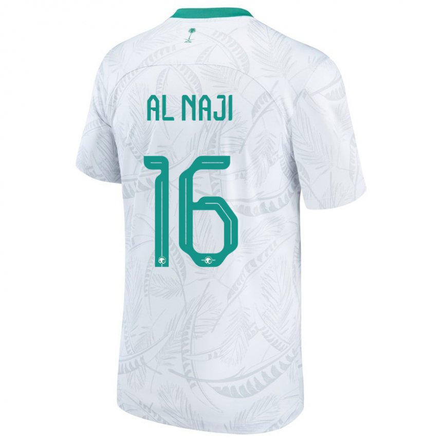 Herren Saudi-arabische Sami Al Naji #16 Weiß Heimtrikot Trikot 22-24 T-shirt