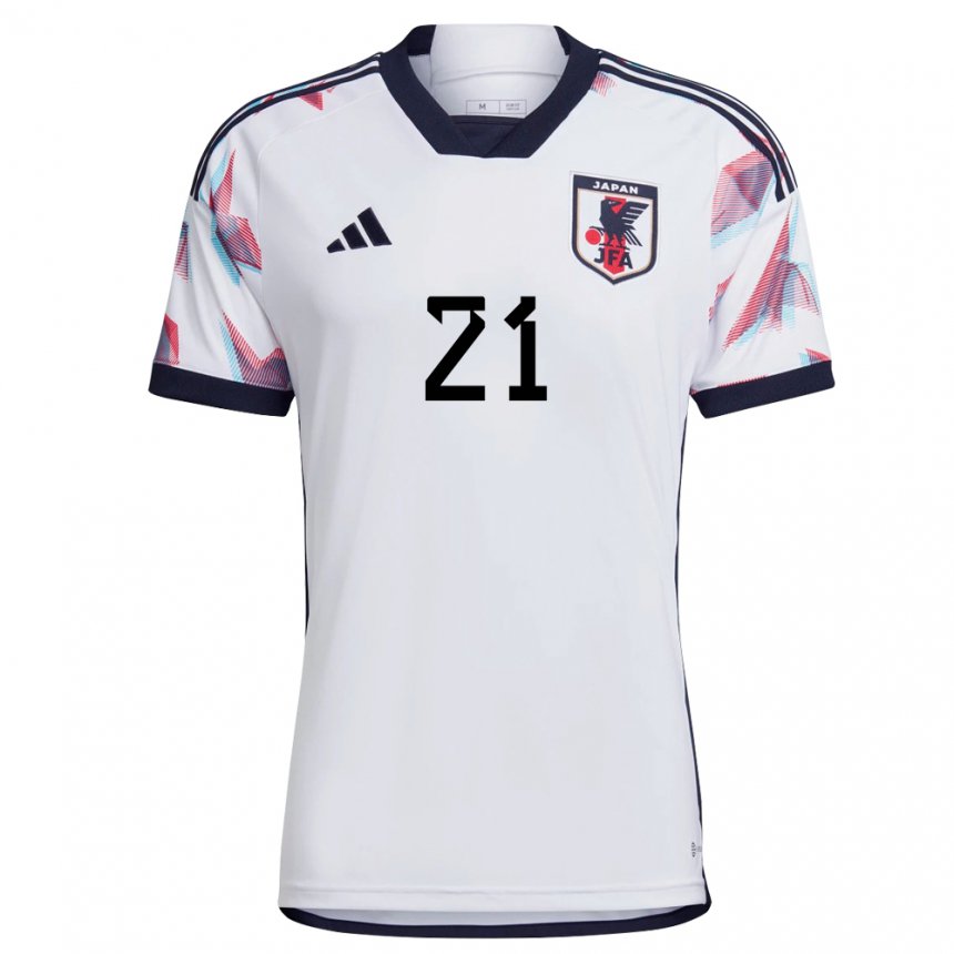 Herren Japanische Ritsu Doan #21 Weiß Auswärtstrikot Trikot 22-24 T-shirt