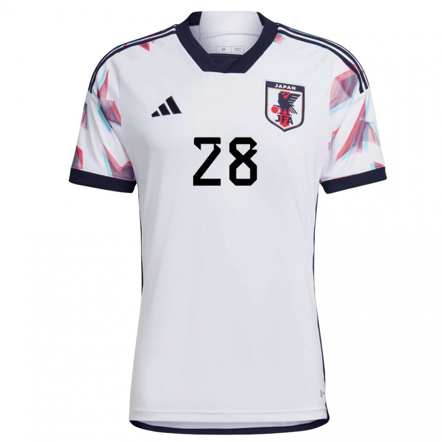 Herren Japanische Hiroki Ito #28 Weiß Auswärtstrikot Trikot 22-24 T-shirt