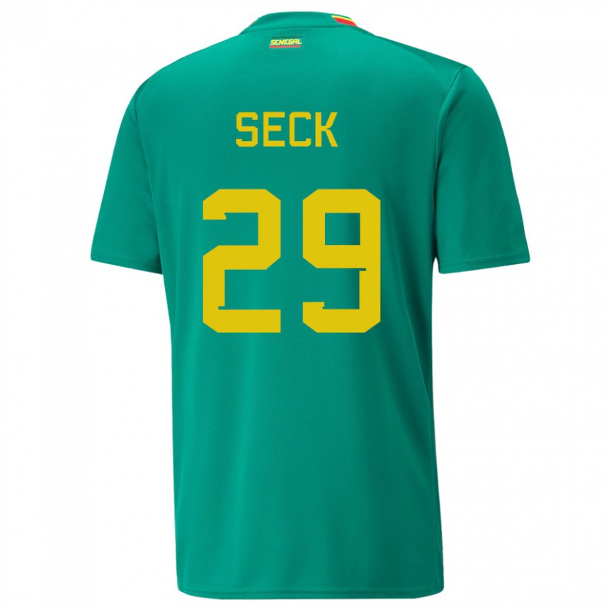 Herren Senegalesische Demba Seck #29 Grün Auswärtstrikot Trikot 22-24 T-shirt