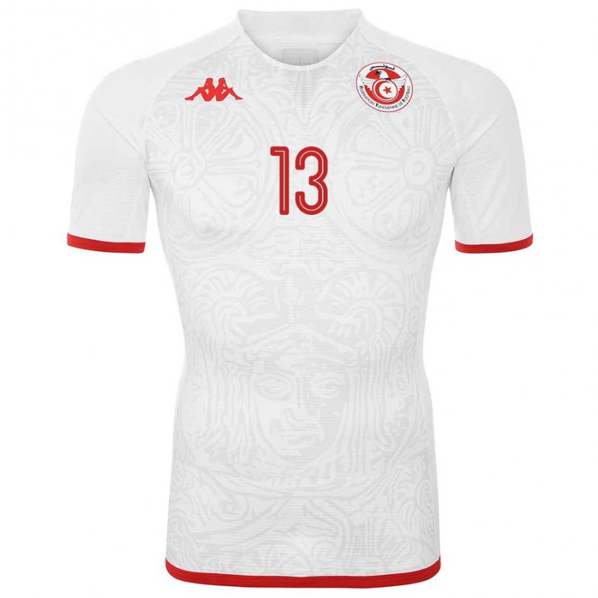 Herren Tunesische Ferjani Sassi #13 Weiß Auswärtstrikot Trikot 22-24 T-shirt