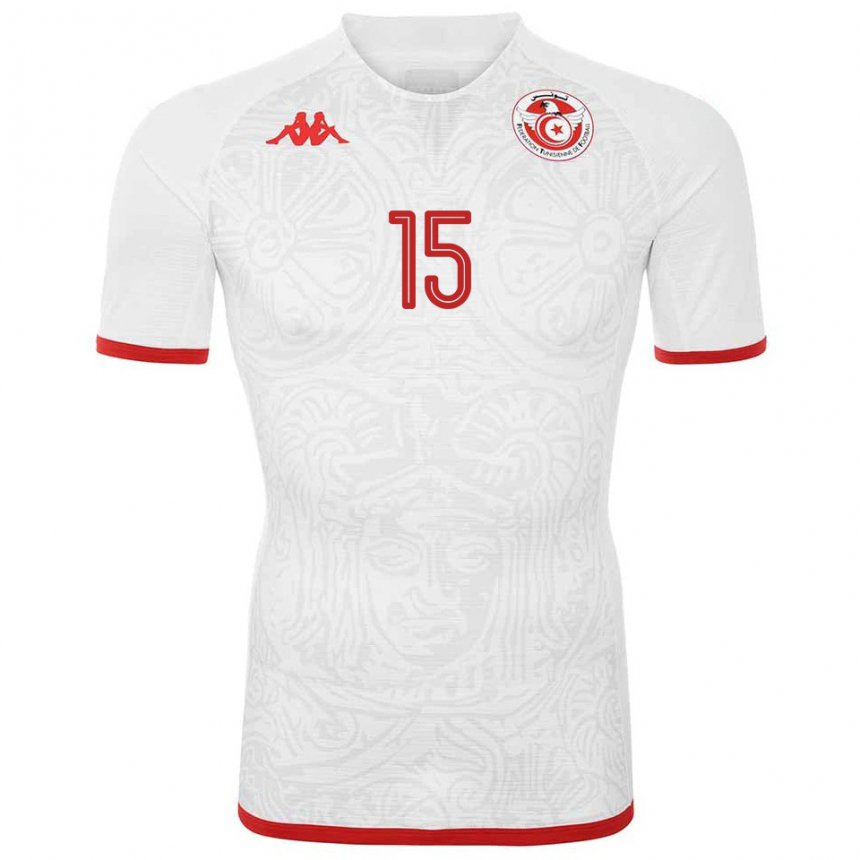 Herren Tunesische Omar Rekik #15 Weiß Auswärtstrikot Trikot 22-24 T-shirt