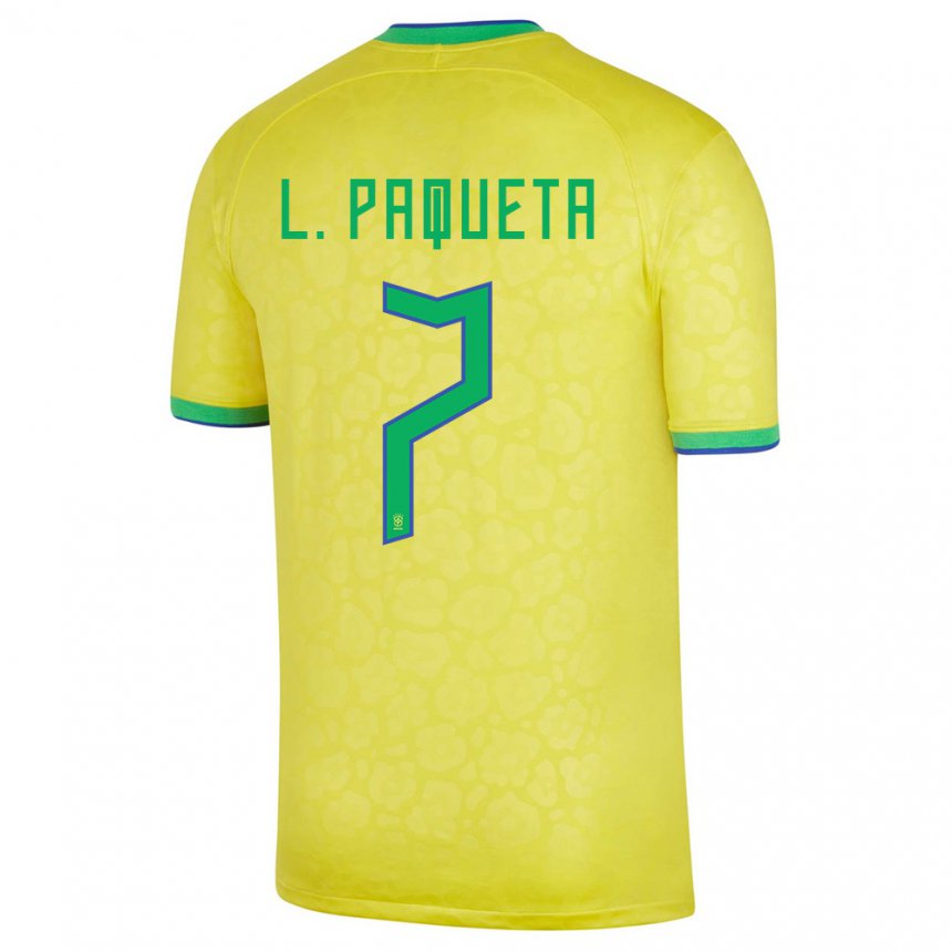 Vini Jr #20 Brasilien Heimtrikot 2022/23, Yellow, L 