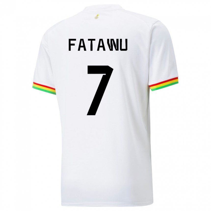 Damen Ghanaische Issahaku Fatawu #7 Weiß Heimtrikot Trikot 22-24 T-shirt