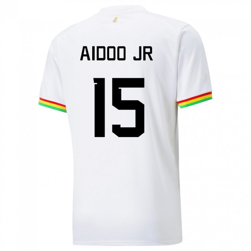 Damen Ghanaische Joseph Aidoo #15 Weiß Heimtrikot Trikot 22-24 T-shirt