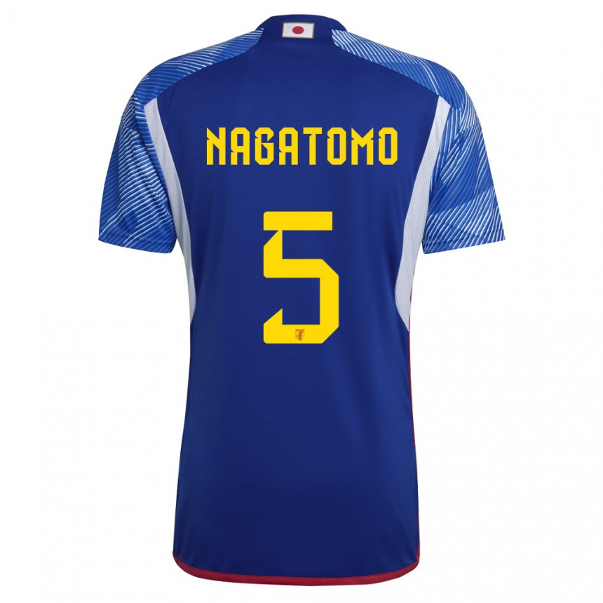 Damen Japanische Yuto Nagatomo #5 Königsblau Heimtrikot Trikot 22-24 T-shirt