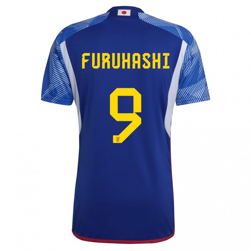 Damen Japanische Kyogo Furuhashi #9 Königsblau Heimtrikot Trikot 22-24 T-shirt