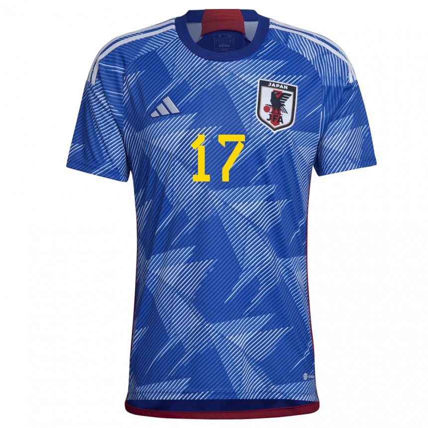 Damen Japanische Ao Tanaka #17 Königsblau Heimtrikot Trikot 22-24 T-shirt