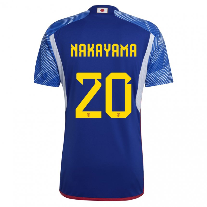 Damen Japanische Yuta Nakayama #20 Königsblau Heimtrikot Trikot 22-24 T-shirt