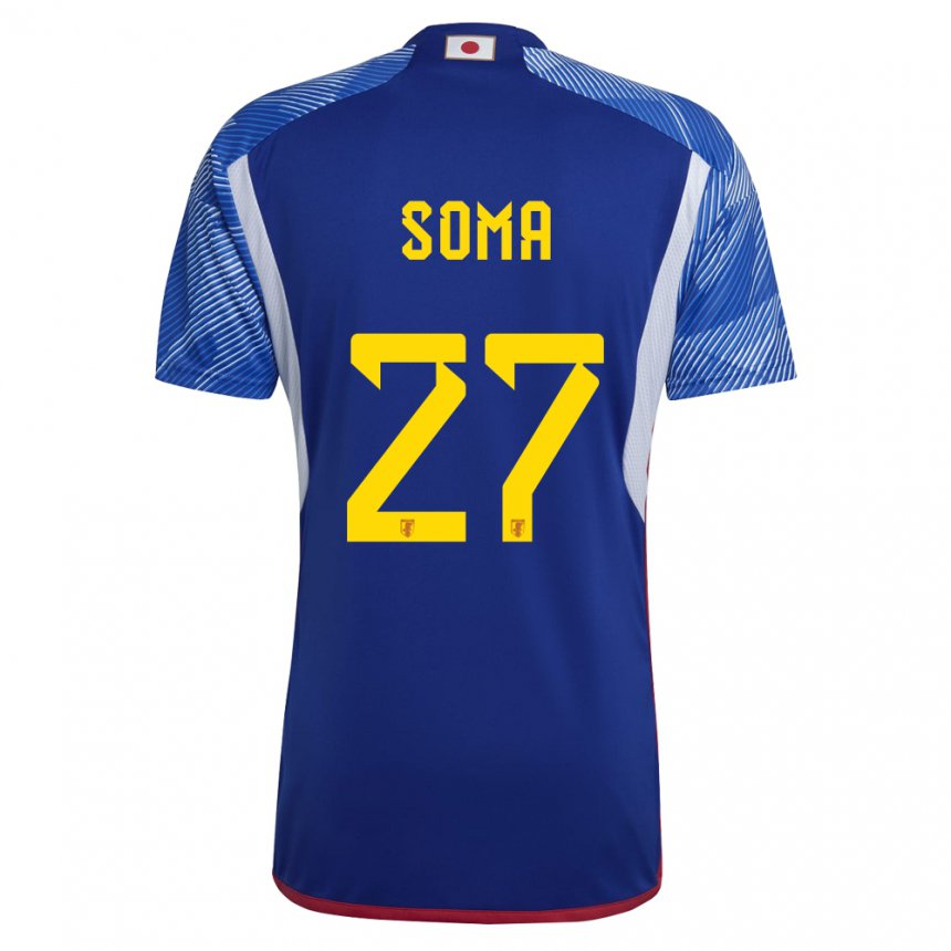 Damen Japanische Yuki Soma #27 Königsblau Heimtrikot Trikot 22-24 T-shirt