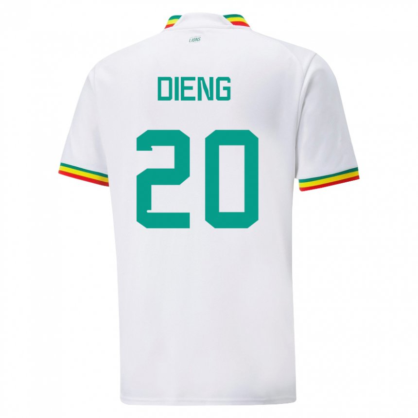 Damen Senegalesische Bamba Dieng #20 Weiß Heimtrikot Trikot 22-24 T-shirt