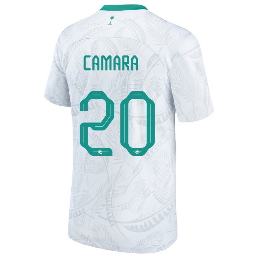 Damen Saudi-arabische Haroune Camara #20 Weiß Heimtrikot Trikot 22-24 T-shirt