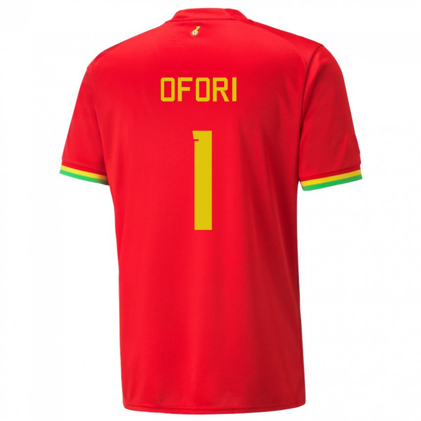 Damen Ghanaische Richard Ofori #1 Rot Auswärtstrikot Trikot 22-24 T-shirt