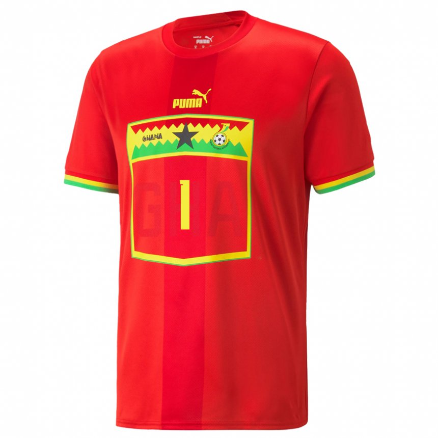 Damen Ghanaische Richard Ofori #1 Rot Auswärtstrikot Trikot 22-24 T-shirt