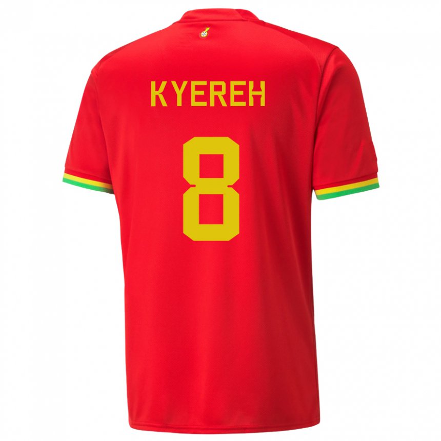 Damen Ghanaische Daniel-kofi Kyereh #8 Rot Auswärtstrikot Trikot 22-24 T-shirt