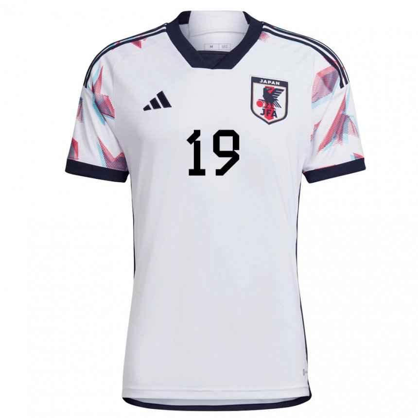 Damen Japanische Hiroki Sakai #19 Weiß Auswärtstrikot Trikot 22-24 T-shirt