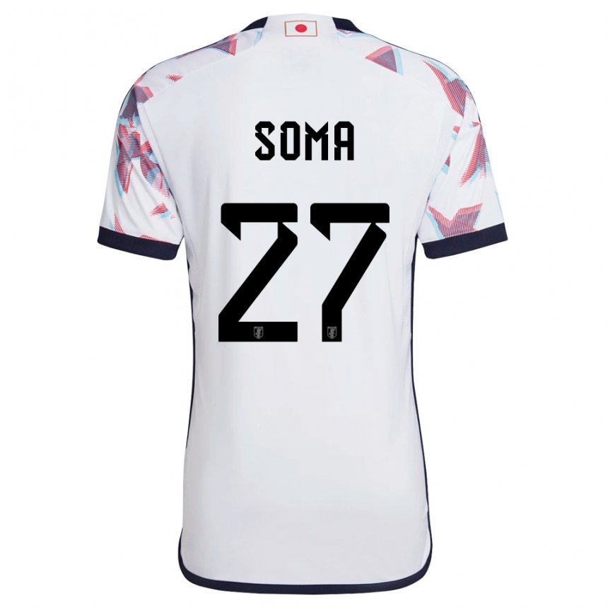 Damen Japanische Yuki Soma #27 Weiß Auswärtstrikot Trikot 22-24 T-shirt