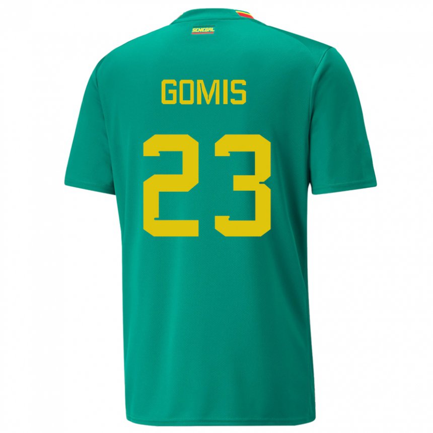 Damen Senegalesische Alfred Gomis #23 Grün Auswärtstrikot Trikot 22-24 T-shirt