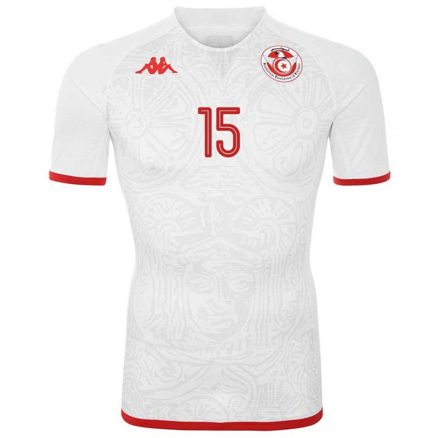 Damen Tunesische Omar Rekik #15 Weiß Auswärtstrikot Trikot 22-24 T-shirt