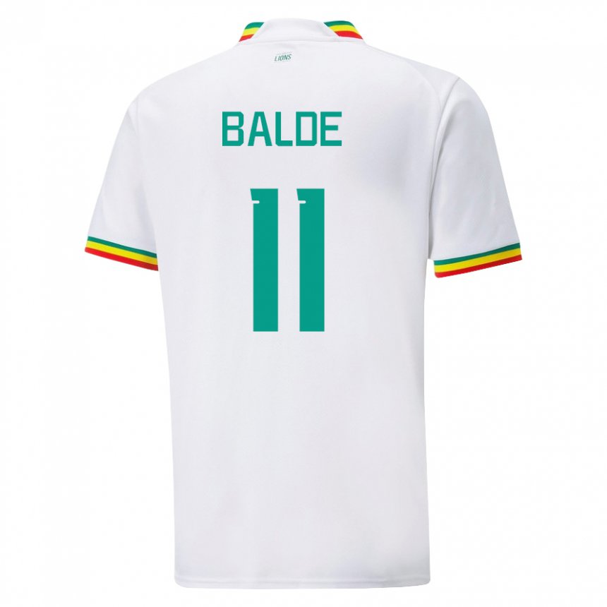 Kinder Senegalesische Haby Balde #11 Weiß Heimtrikot Trikot 22-24 T-shirt