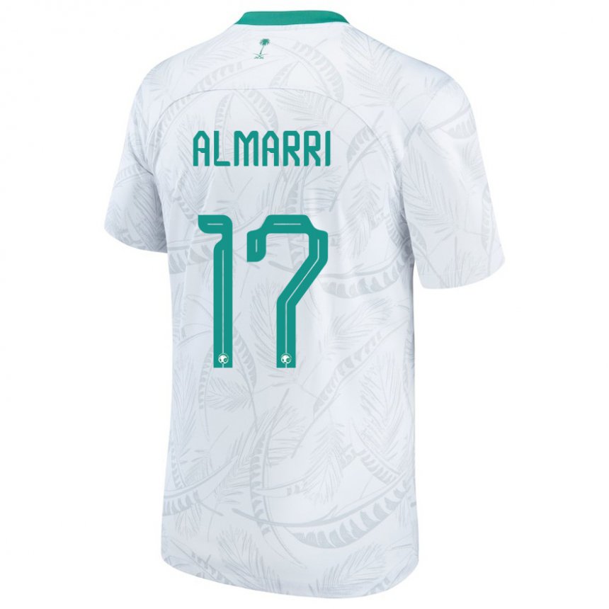 Kinder Saudi-arabische Mohammed Almarri #17 Weiß Heimtrikot Trikot 22-24 T-shirt