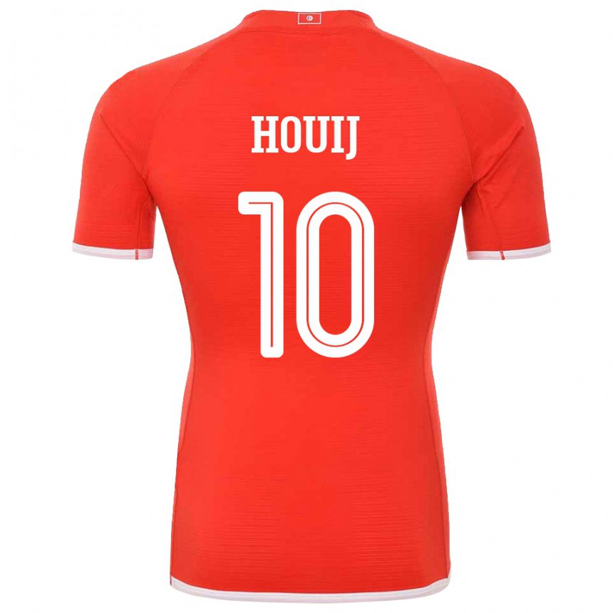 Kinder Tunesische Mariem Houij #10 Rot Heimtrikot Trikot 22-24 T-shirt