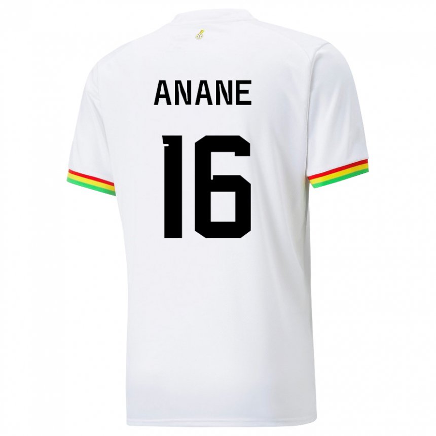 Kinder Ghanaische Vincent Anane #16 Weiß Heimtrikot Trikot 22-24 T-shirt