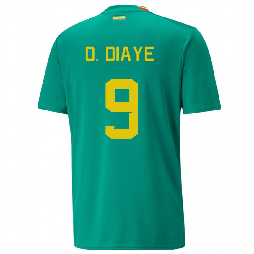 Kinder Senegalesische Dialy N Diaye #9 Grün Auswärtstrikot Trikot 22-24 T-shirt