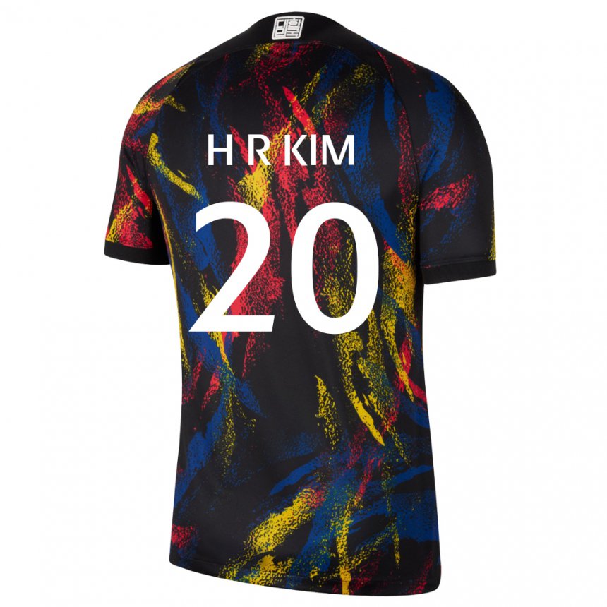 Kinder Südkoreanische Kim Hye Ri #20 Mehrfarbig Auswärtstrikot Trikot 22-24 T-shirt