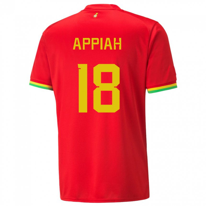 Kinder Ghanaische Veronica Appiah #18 Rot Auswärtstrikot Trikot 22-24 T-shirt