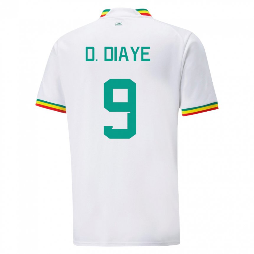 Herren Senegalesische Dialy N Diaye #9 Weiß Heimtrikot Trikot 22-24 T-shirt