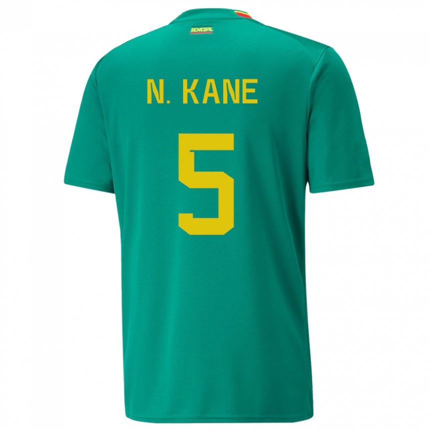 Herren Senegalesische Ndeye Ndiaye Kane #5 Grün Auswärtstrikot Trikot 22-24 T-shirt