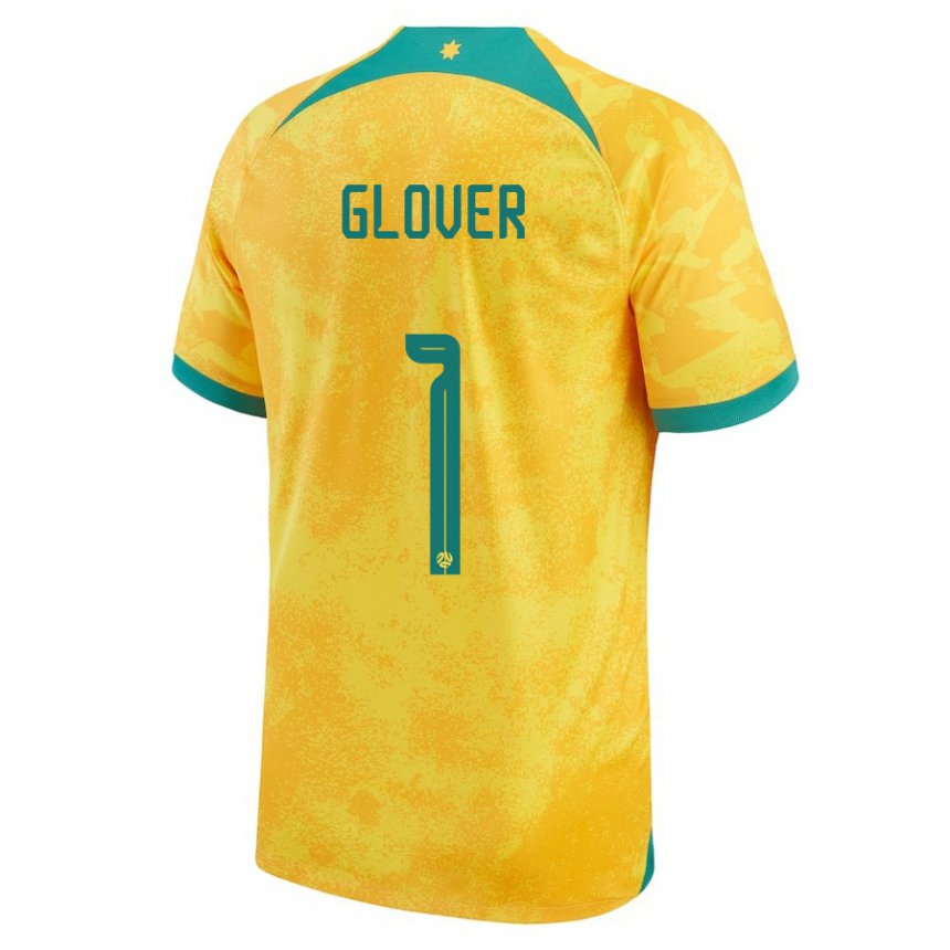 Damen Australische Thomas Glover #1 Gold Heimtrikot Trikot 22-24 T-shirt