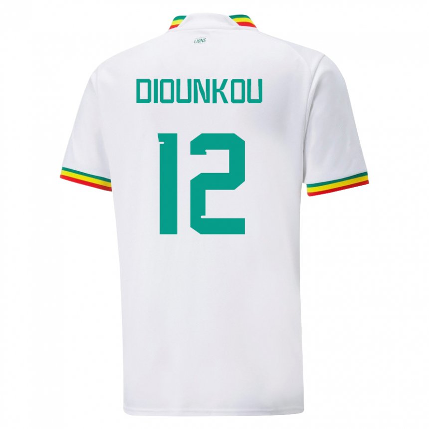 Damen Senegalesische Alpha Diounkou #12 Weiß Heimtrikot Trikot 22-24 T-shirt