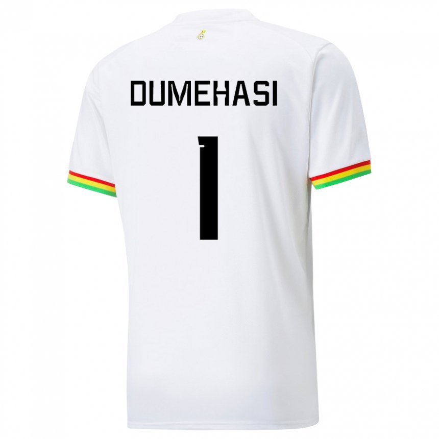 Damen Ghanaische Fafali Dumehasi #1 Weiß Heimtrikot Trikot 22-24 T-shirt