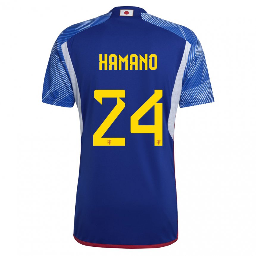 Damen Japanische Maika Hamano #24 Königsblau Heimtrikot Trikot 22-24 T-shirt