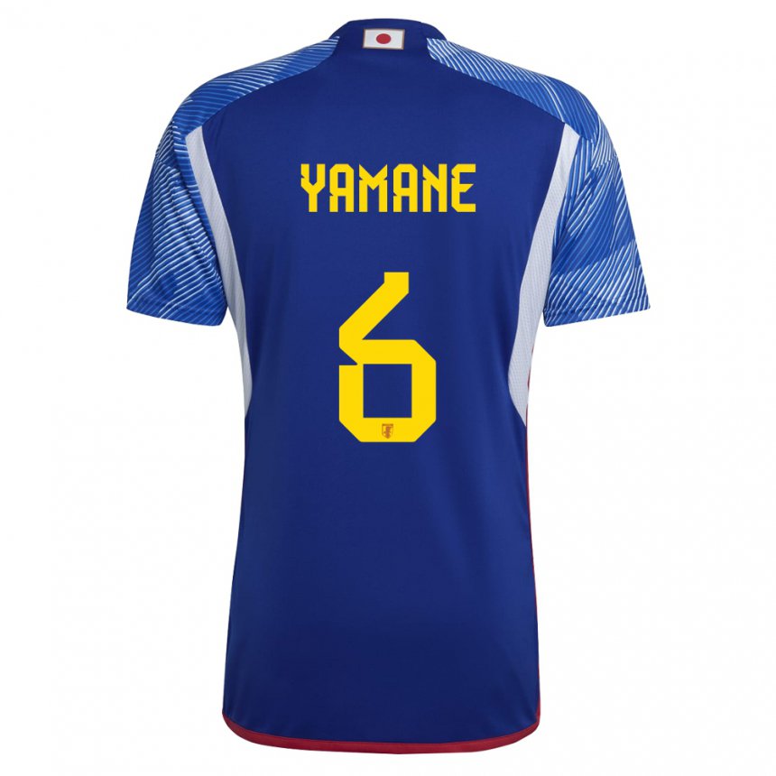 Damen Japanische Riku Yamane #6 Königsblau Heimtrikot Trikot 22-24 T-shirt