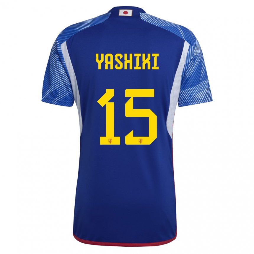 Damen Japanische Yusei Yashiki #15 Königsblau Heimtrikot Trikot 22-24 T-shirt