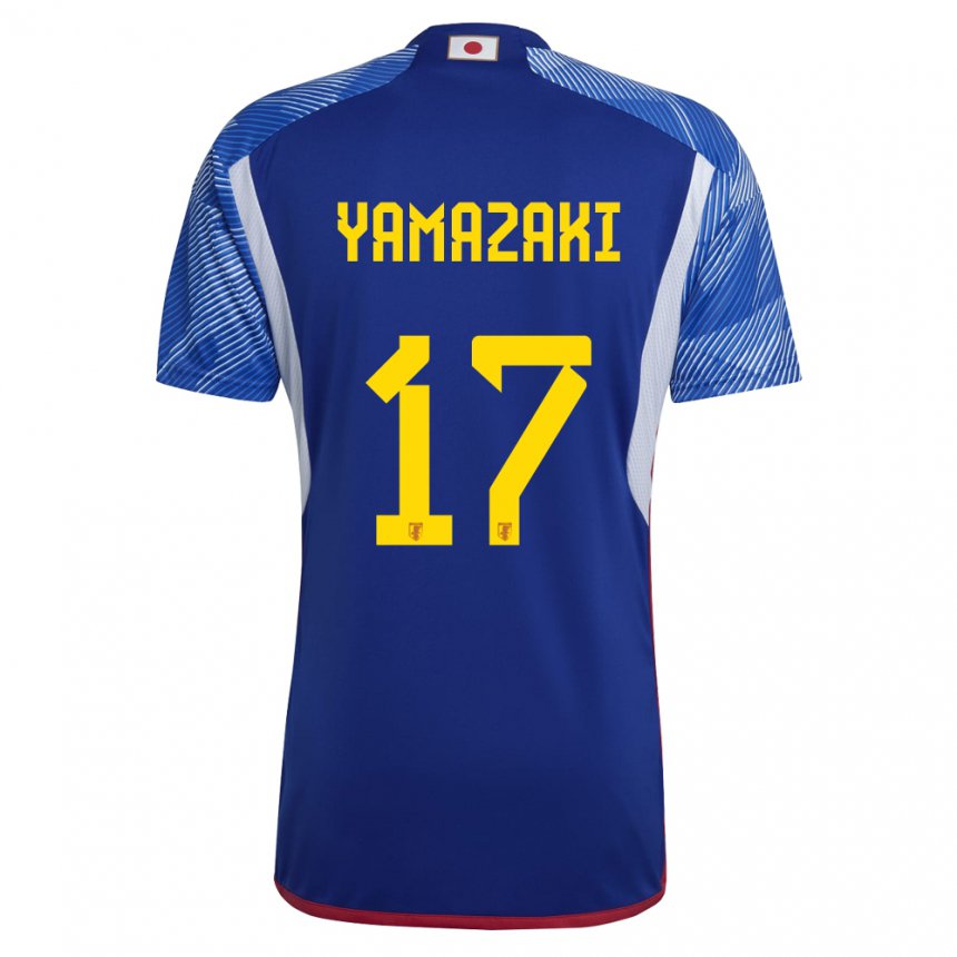 Damen Japanische Taishin Yamazaki #17 Königsblau Heimtrikot Trikot 22-24 T-shirt