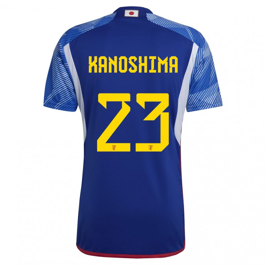 Damen Japanische Yu Kanoshima #23 Königsblau Heimtrikot Trikot 22-24 T-shirt