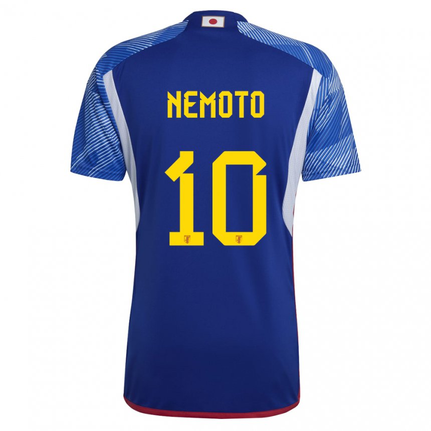 Damen Japanische Kotaro Nemoto #10 Königsblau Heimtrikot Trikot 22-24 T-shirt