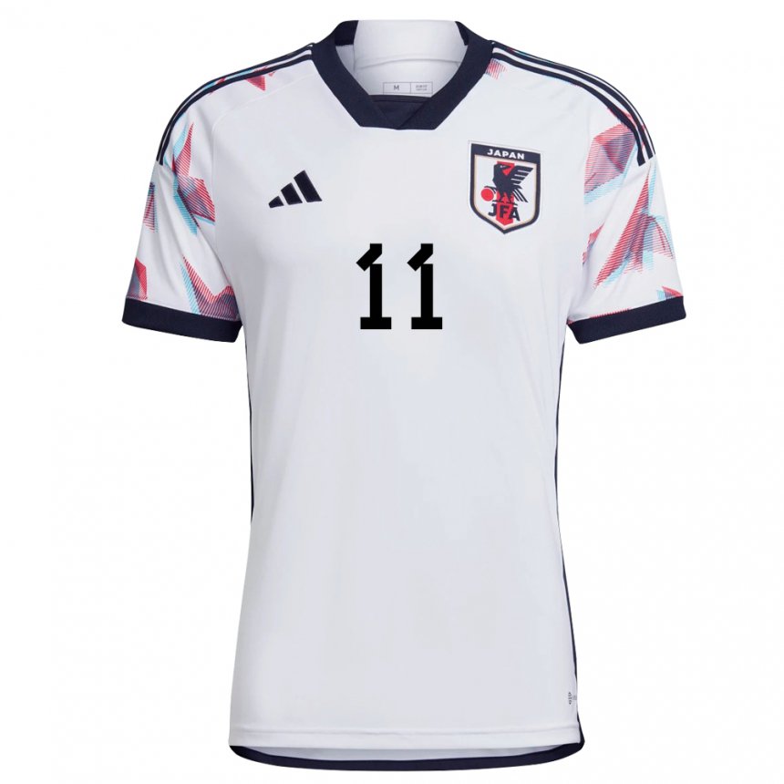 Damen Japanische Mina Tanaka #11 Weiß Auswärtstrikot Trikot 22-24 T-shirt