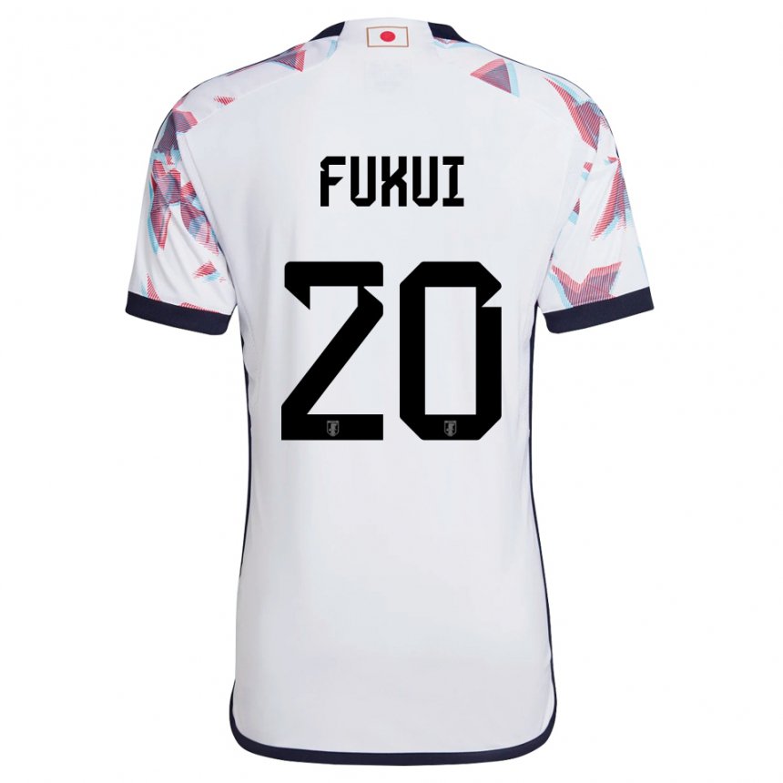 Damen Japanische Taichi Fukui #20 Weiß Auswärtstrikot Trikot 22-24 T-shirt