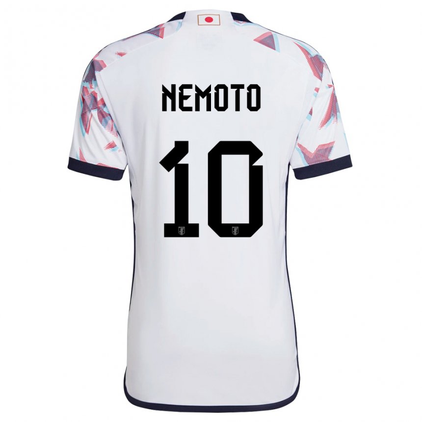 Damen Japanische Kotaro Nemoto #10 Weiß Auswärtstrikot Trikot 22-24 T-shirt